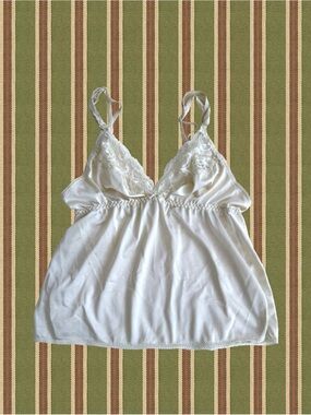 White Lace-Trim Camisole Top - Women Intimates